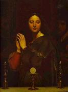 Jean Auguste Dominique Ingres The Virgin of the Host oil painting